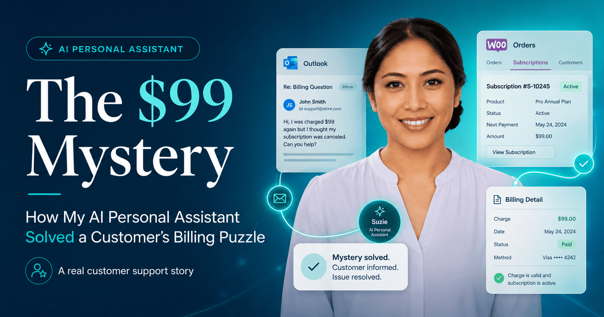 The $99 Mystery — How My AI Customer Support Assistant Solved a Billing Puzzle
