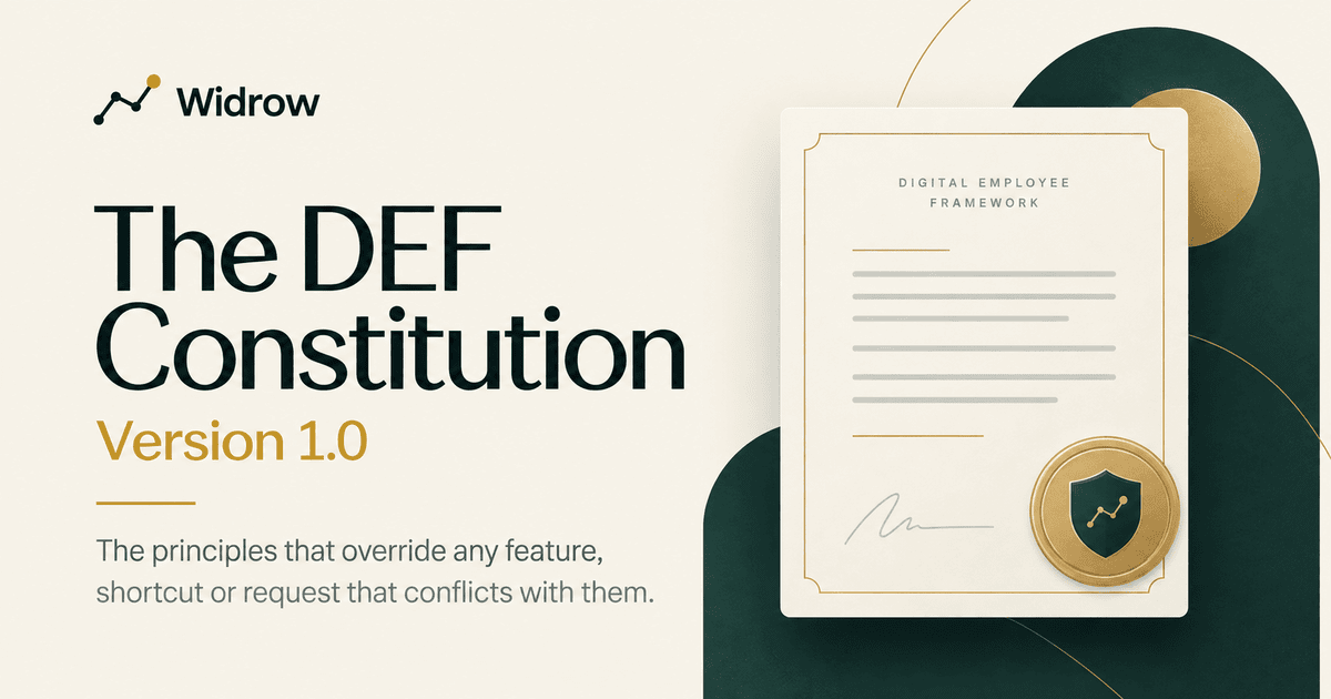 The DEF Constitution, version 1.0